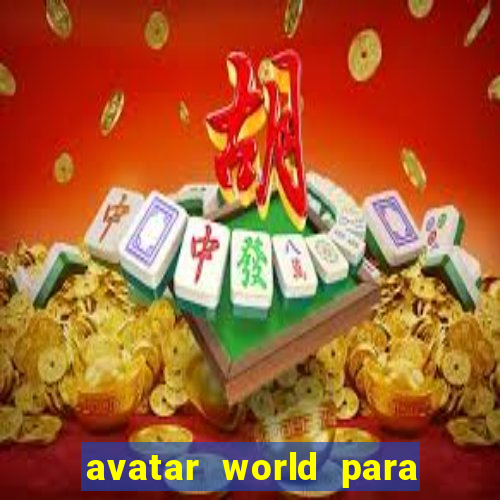 avatar world para colorir e imprimir